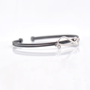 BeingTribal Sterling Silver Bangle